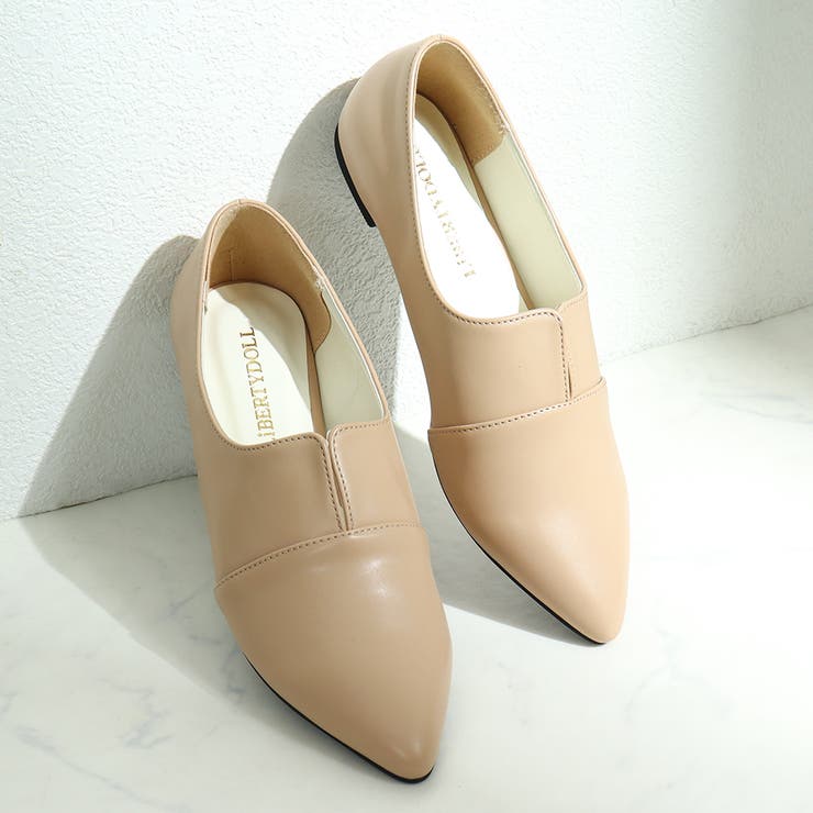 ベージュPU | ワンピース オフィス フォーマル | LibertyDoll