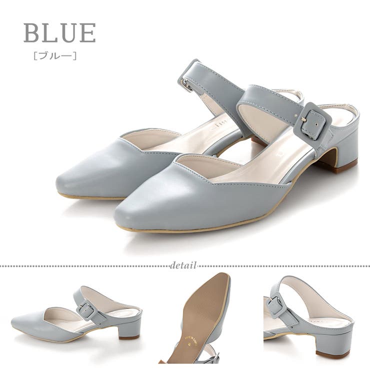 セパレートストラップ チャンキーヒール パンプス ☆1156[品番 セパレートストラップ チャンキーヒール パンプス ☆1156[品番