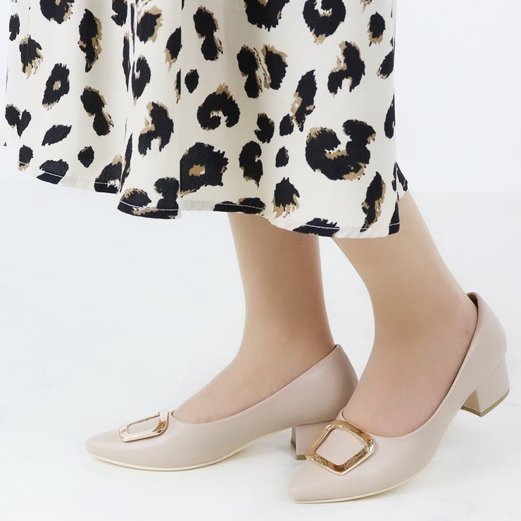 SALE【Alaia】デコルテ アーモンドトゥ パンプス アーモンドトゥバックルパンプス ☆1166[品番：SFWS0000612