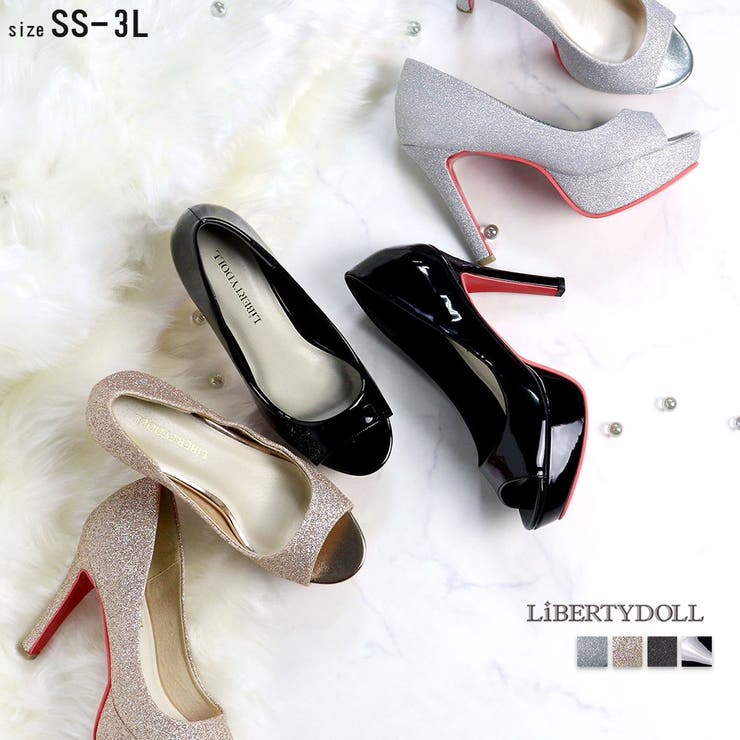 レッドソールピンヒールパンプス ☆1200 | LibertyDoll | 詳細画像1 
