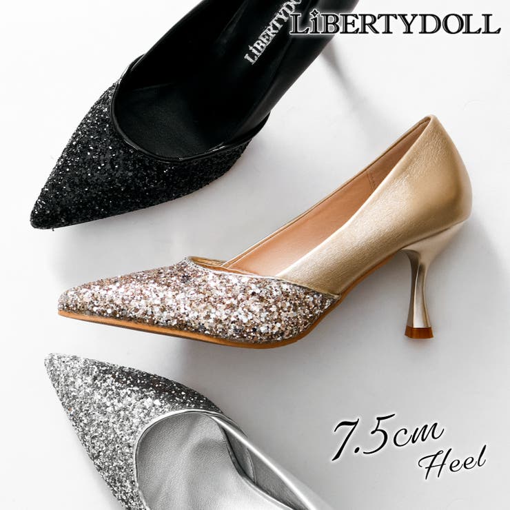 7.5cmヒール ワンピース オフィス パーティー ヒールパンプス ☆1209 | LibertyDoll | 詳細画像1 