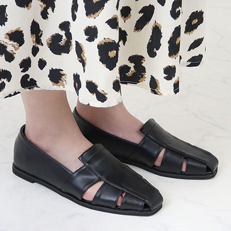 ブラック | 1cmヒール 歩きやすい 履きやすい | LibertyDoll