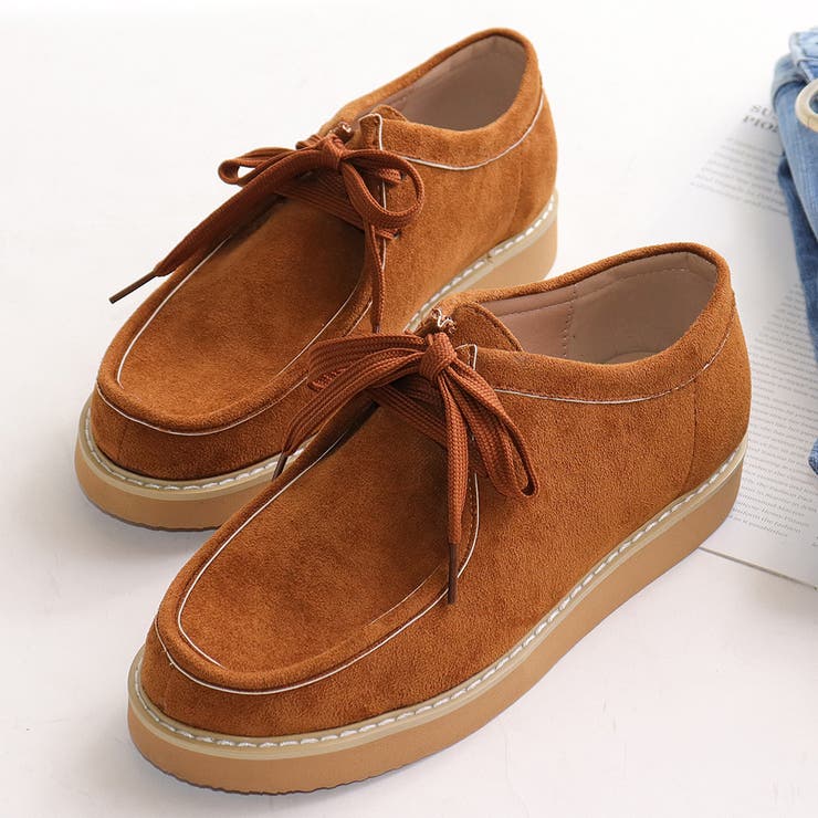 ブラウン | 2.5cmヒール モカシンシューズ ☆3047 | LibertyDoll