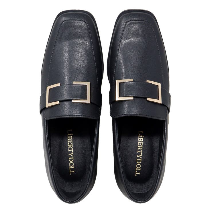 3cmヒール オフィス フォーマル スクエアビットローファー ☆3070 | LibertyDoll | 詳細画像8 