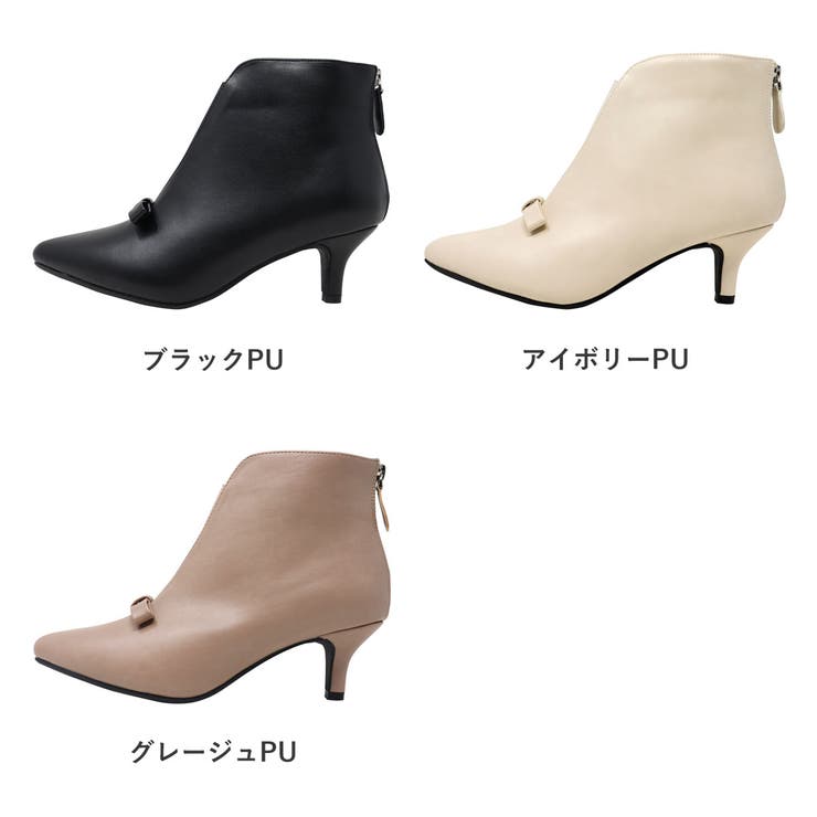 5.5cmヒール オフィス フォーマル Vカットブーティ ☆3615 | LibertyDoll | 詳細画像12 