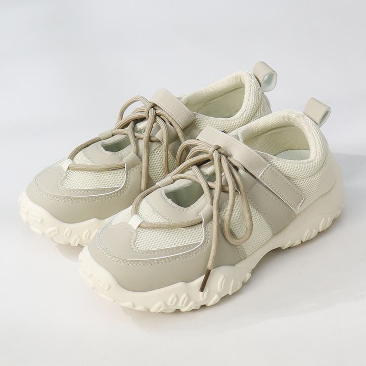 ワンピース オフィス ベルクロメッシュスニーカー ☆3802[品番