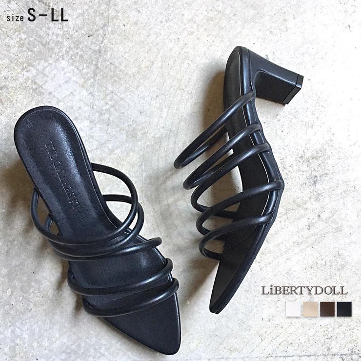 6cmヒール 5連 コードサンダル ☆4111 | LibertyDoll | 詳細画像1 