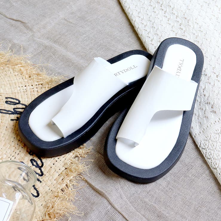 ホワイト | アシメサンダル ☆4162 | LibertyDoll