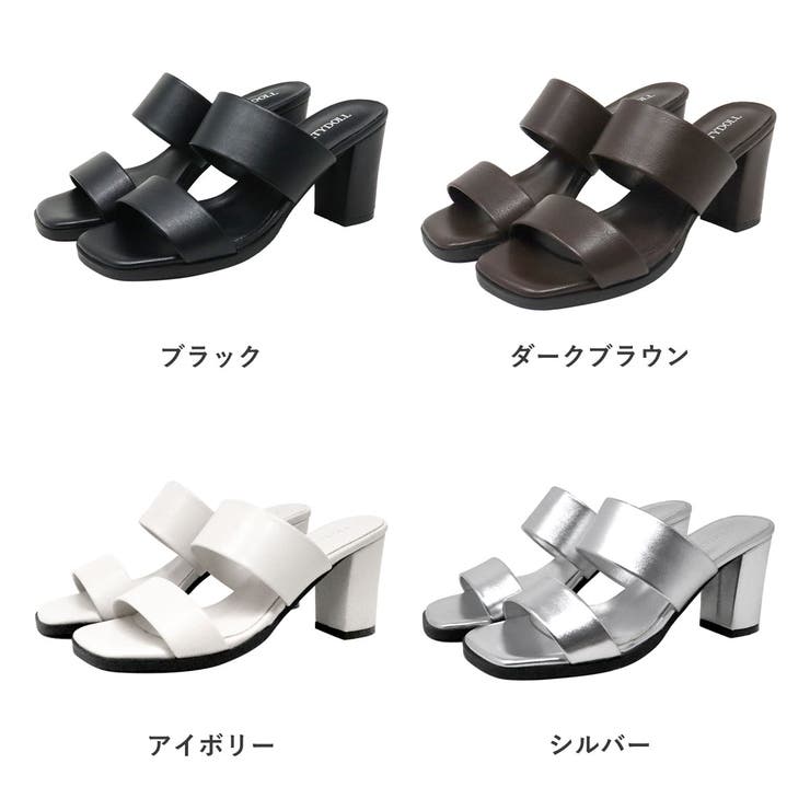 スクエアトゥヒールサンダル 154-4191 | LibertyDoll | 詳細画像2 
