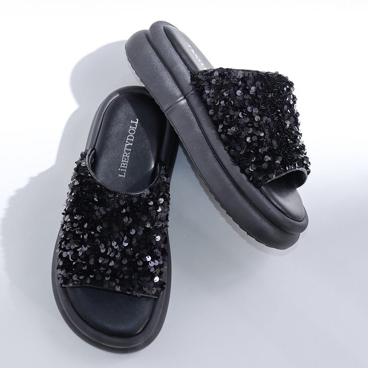 ブラックスパンコール | 4 5cmヒール ワンピース | LibertyDoll