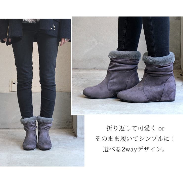 【あったか ファー】6㎝インヒール 歩きやすい | LibertyDoll | 詳細画像16 