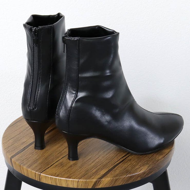 ストレッチフィットバックファスナーショートブーツ ☆9061 | LibertyDoll | 詳細画像4 