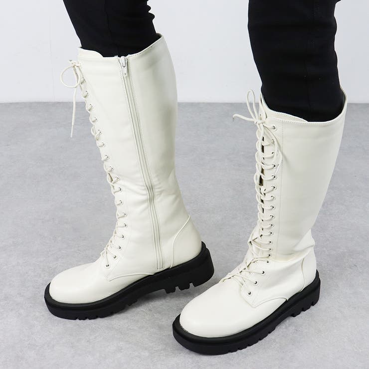 秋冬 レースアップ ロングブーツ ☆9090 | LibertyDoll | 詳細画像7 
