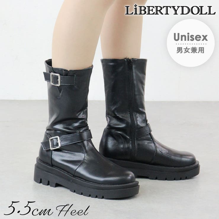 5cmヒール 韓国ファッション ストリート | LibertyDoll | 詳細画像1 