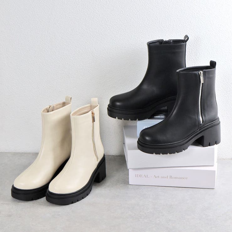 7.5cmヒール 厚底サイドジップブーツ ☆9125 | LibertyDoll | 詳細画像11 