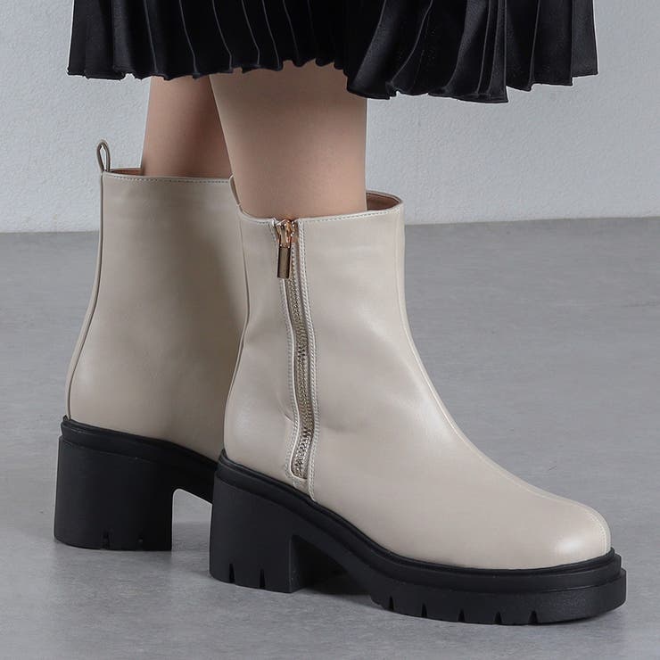 7.5cmヒール 厚底サイドジップブーツ ☆9125 | LibertyDoll | 詳細画像8 