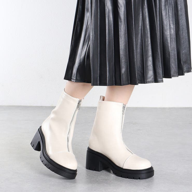 7cmヒール フロントジップブーツ ☆9126 | LibertyDoll | 詳細画像7 