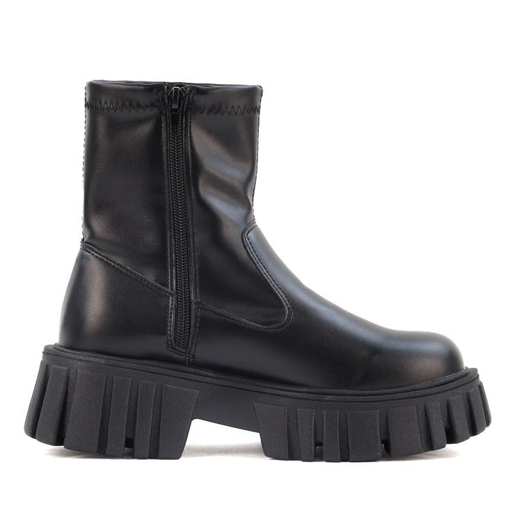 5.5cmヒール 厚底デザインソールストレッチブーツ ☆9135 | LibertyDoll | 詳細画像6 