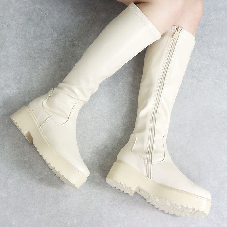 厚底クリアソールストレッチロングブーツ ☆1544 | LibertyDoll | 詳細画像12 