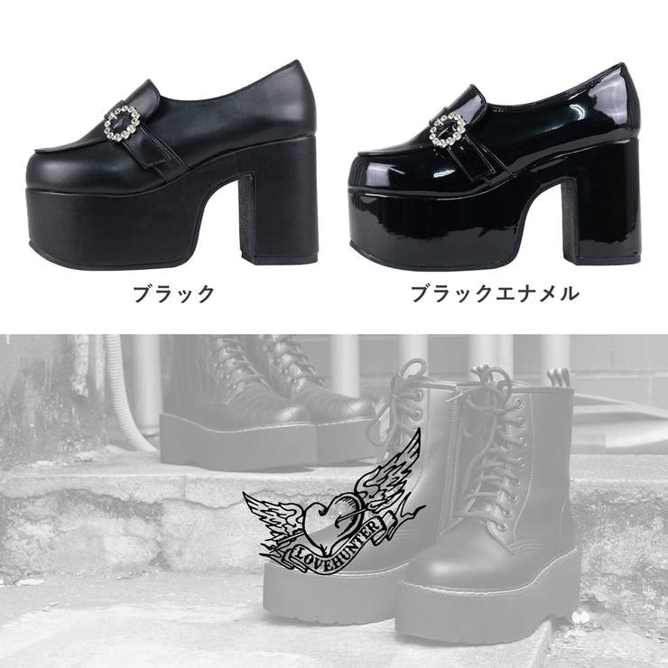 厚底ビジューバックルローファー155-1595 | LibertyDoll | 詳細画像12 