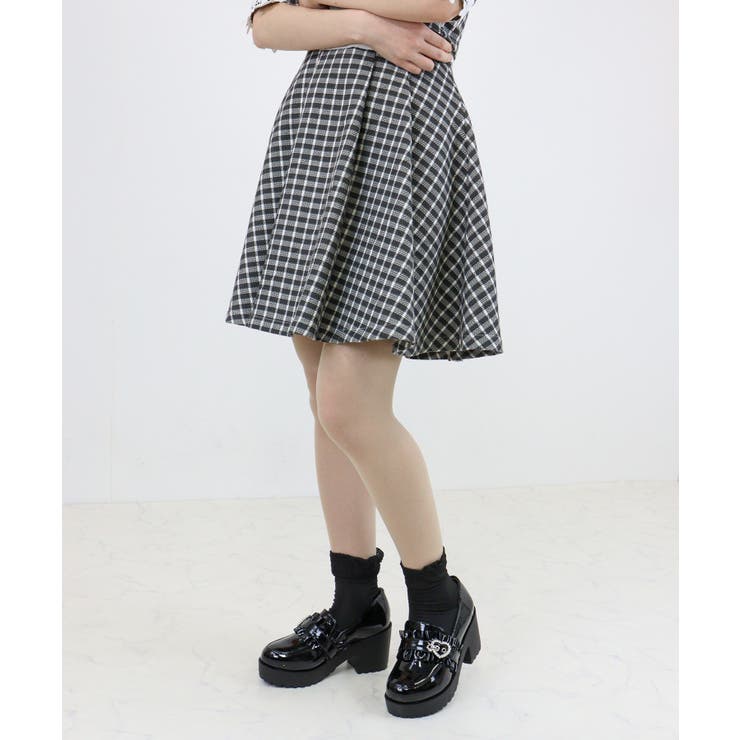 厚底ハートバックルフリルローファー155-1608 | LibertyDoll | 詳細画像7 