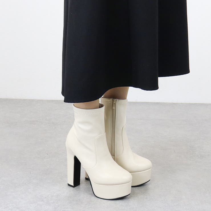 13.5cmヒール 韓国ファッション ワンピース ショートブーツ ☆1621 | LibertyDoll | 詳細画像4 