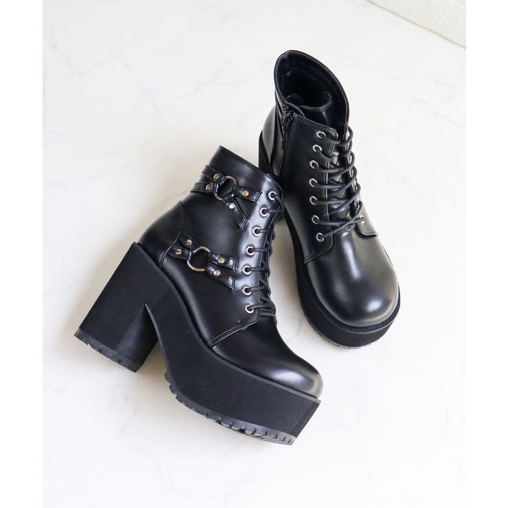 ブラック | 10 5cmヒール 韓国ファッション | LibertyDoll