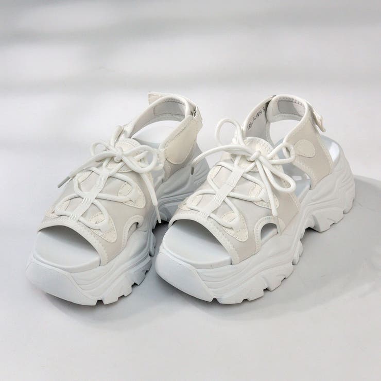 7cmヒール ワンピース セットアップ 厚底スポーツサンダル ☆1684 | LibertyDoll | 詳細画像6 