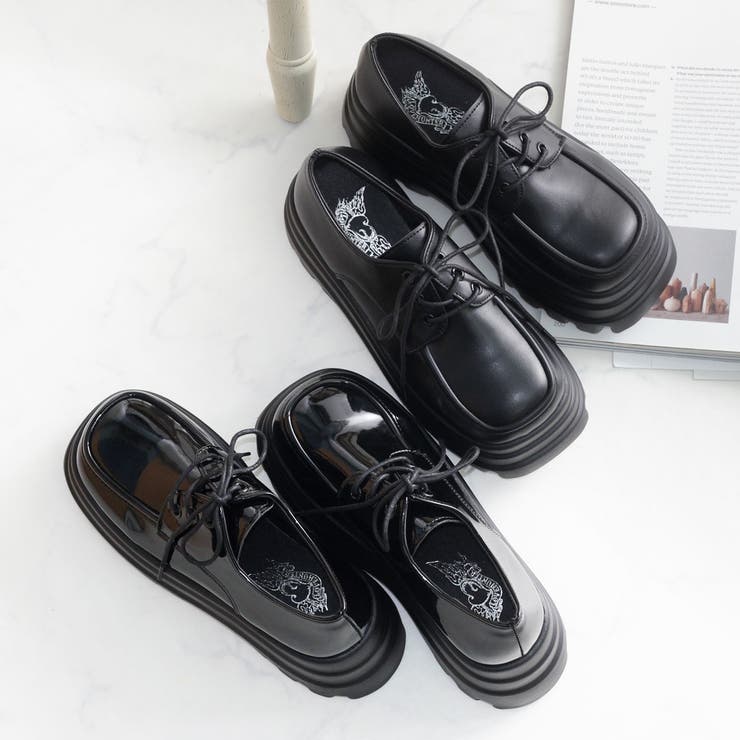 9cmヒール ワンピース 韓国ファッション 厚底Uチップシューズ ☆1693 | LibertyDoll | 詳細画像7 