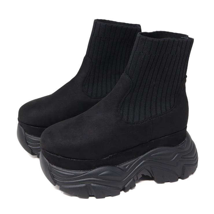 ブラックスエード | 9 5cmヒール ワンピース | LibertyDoll