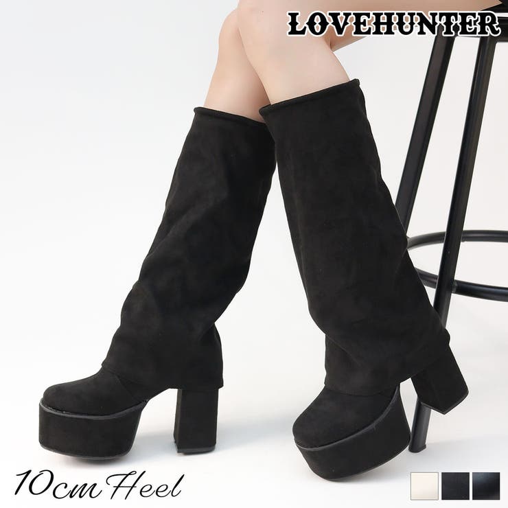 10cmヒール ワンピース オフィス 厚底カバーブーツ ☆2200 | LibertyDoll | 詳細画像1 