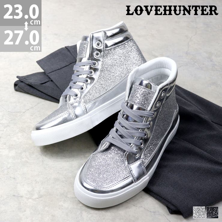 オフィス カジュアル グリッターハイカットスニーカー ☆2205 | LibertyDoll | 詳細画像1 