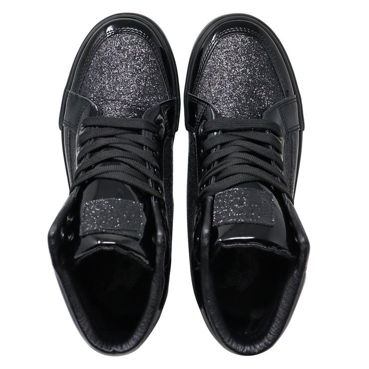 オフィス カジュアル グリッターハイカットスニーカー ☆2205 | LibertyDoll | 詳細画像7 