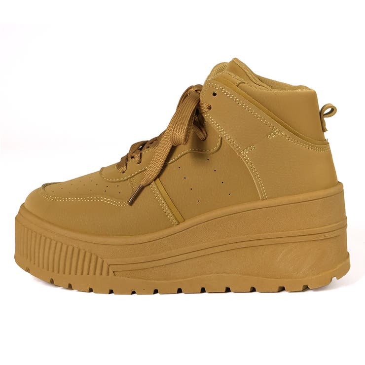 オフィス カジュアル セットアップ 厚底ハイカットスニーカー ☆2218 | LibertyDoll | 詳細画像8 