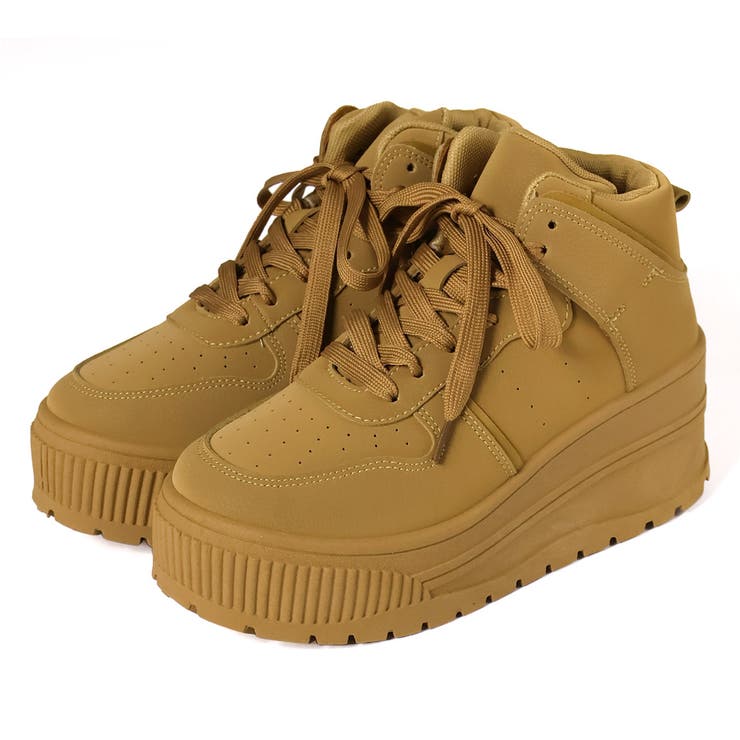 オフィス カジュアル セットアップ 厚底ハイカットスニーカー ☆2218 | LibertyDoll | 詳細画像11 