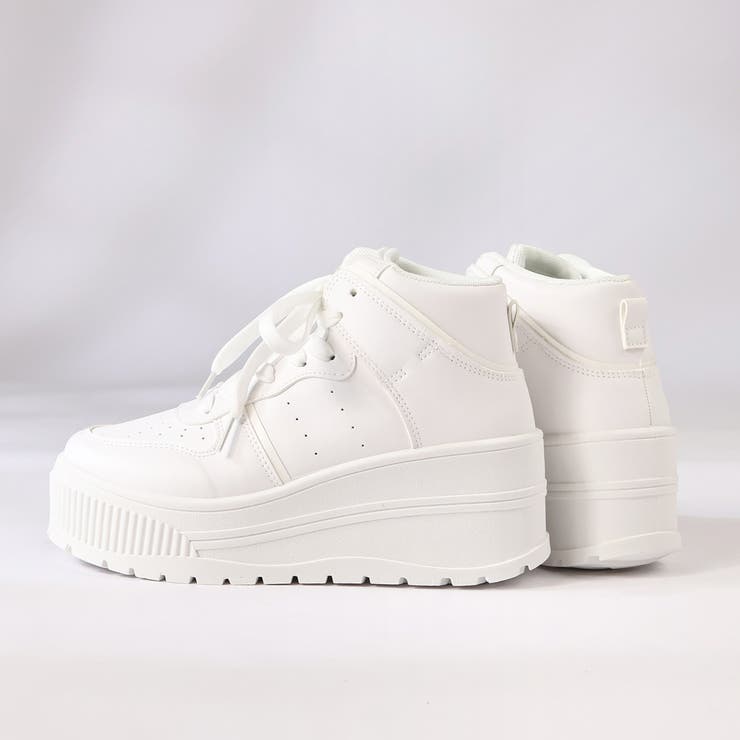 オフィス カジュアル セットアップ 厚底ハイカットスニーカー ☆2218 | LibertyDoll | 詳細画像5 