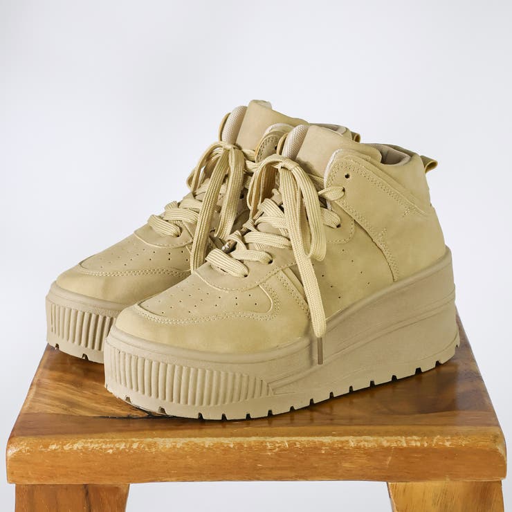 オフィス カジュアル セットアップ 厚底ハイカットスニーカー ☆2218 | LibertyDoll | 詳細画像7 