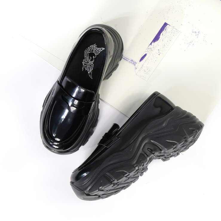 オフィス カジュアル セットアップ 軽量厚底ローファースニーカー ☆2232 | LibertyDoll | 詳細画像4 