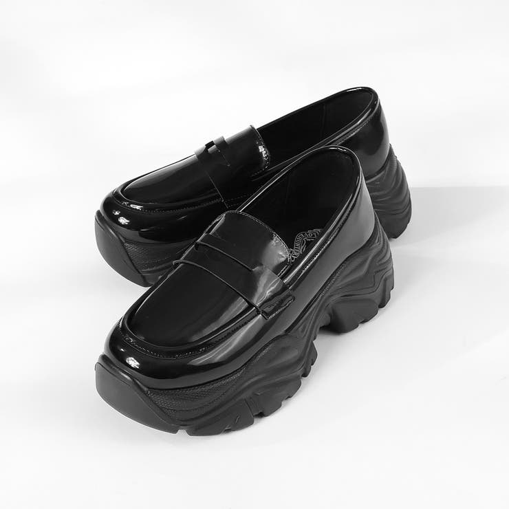 オフィス カジュアル セットアップ 軽量厚底ローファースニーカー ☆2232 | LibertyDoll | 詳細画像6 