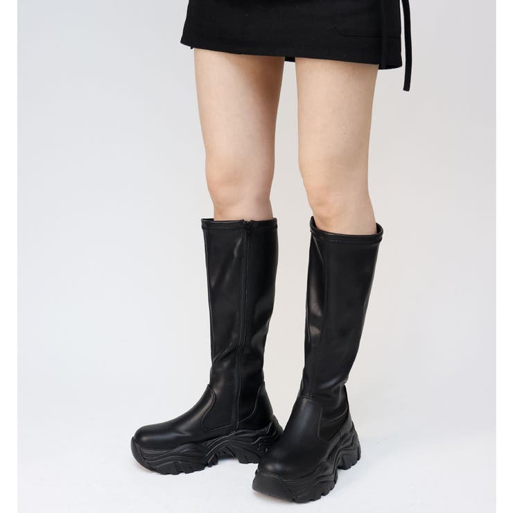 6cmヒール ワンピース オフィス 厚底ロングブーツ ☆2239 | LibertyDoll | 詳細画像4 