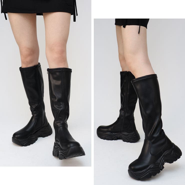 6cmヒール ワンピース オフィス 厚底ロングブーツ ☆2239 | LibertyDoll | 詳細画像5 