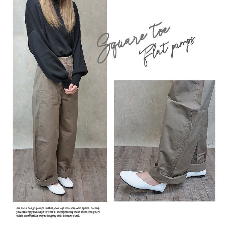 スクエアトゥ Vカット フラットバブーシュ  ☆1121 | LibertyDoll | 詳細画像8 