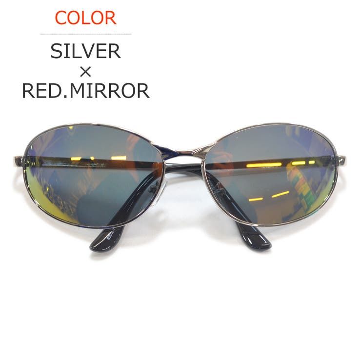SILVER×RED.MIRROR | 偏光サングラス 釣り スポーツ | MERRY PLEASURE