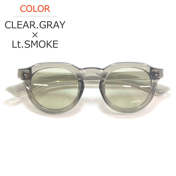 CLEAR.GRAY×Lt.SMOKE | サングラス 伊達メガネ メンズ | MERRY PLEASURE