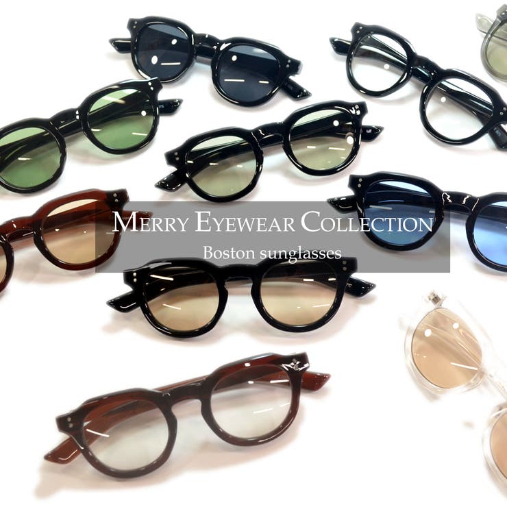 BLACK×Lt.SMOKE | サングラス 伊達メガネ メンズ | MERRY PLEASURE