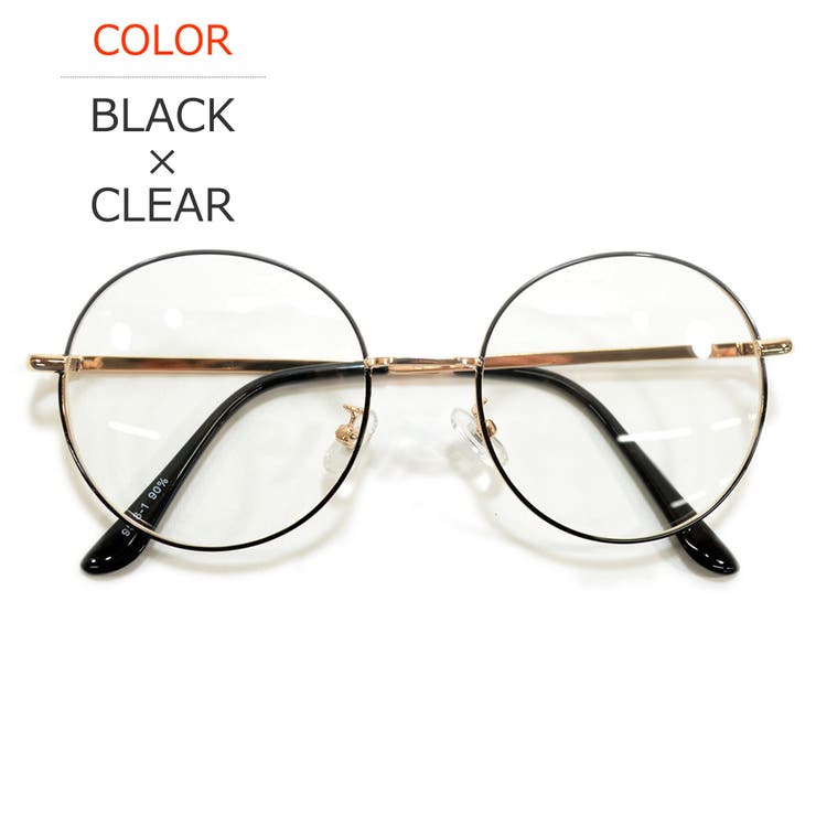 BLACK×CLEAR | サングラス 伊達メガネ メンズ | MERRY PLEASURE
