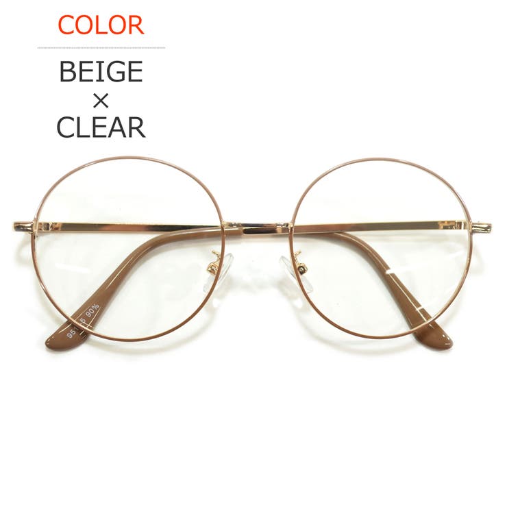 BEIGE×CLEAR | サングラス 伊達メガネ メンズ | MERRY PLEASURE