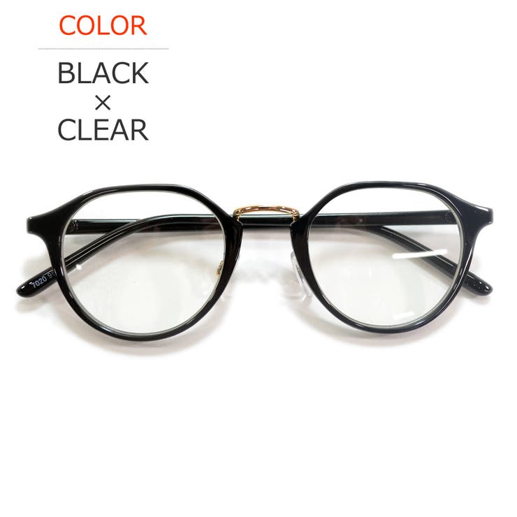 BLACK×CLEAR | サングラス 伊達メガネ メンズ | MERRY PLEASURE