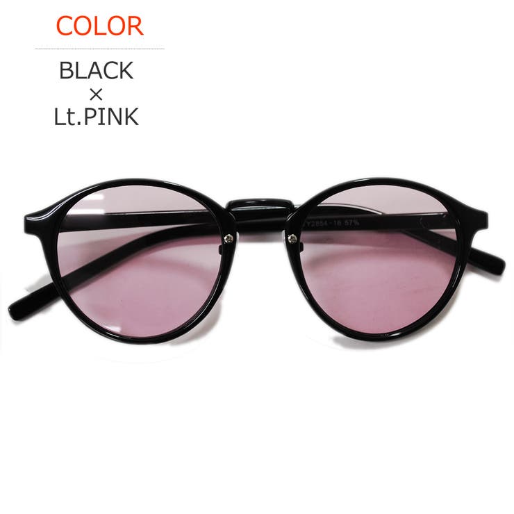 BLACK×Lt.PINK | サングラス 伊達メガネ メンズ | MERRY PLEASURE