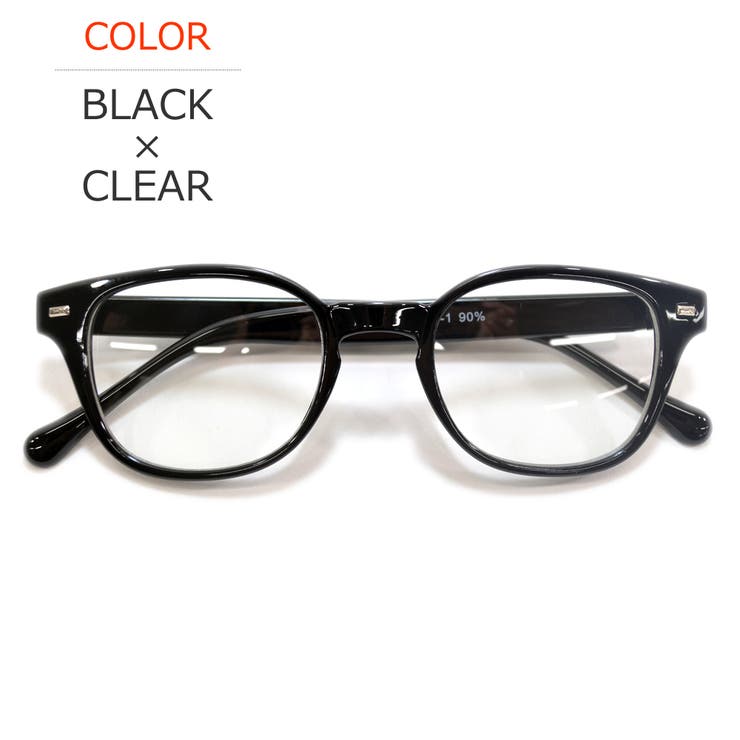 BLACK×CLEAR | サングラス 伊達メガネ メンズ | MERRY PLEASURE